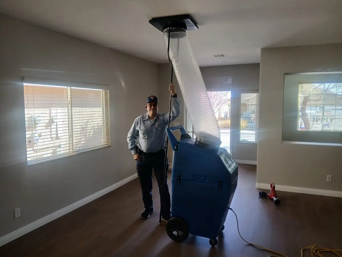 Professional Dryer Vent Cleaning work inside a Eureka home